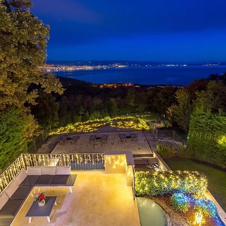 Villa Altavista - Seaview & Relax With Heated Pool & Minigolf Opatija Eksteriør bilde